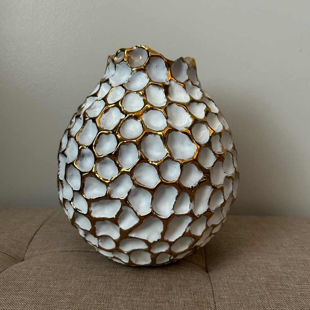 Anthropologie Honeycomb Vase - Used